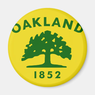 Aimant Oakland, la Californie, Etats-Unis diminuent