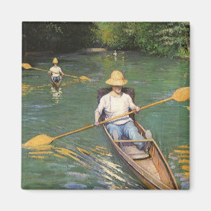 Aimant Oarsmen par Gustave Caillebotte, Art Vintage