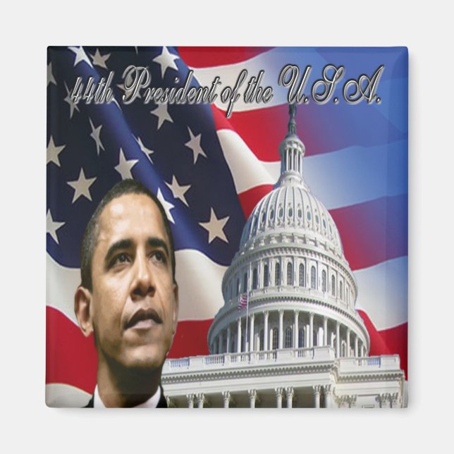 Aimant Obama, 2009 Président (Devant)