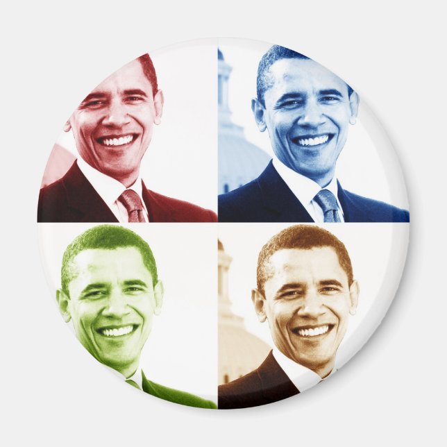 Aimant obama 4chrome (Devant)
