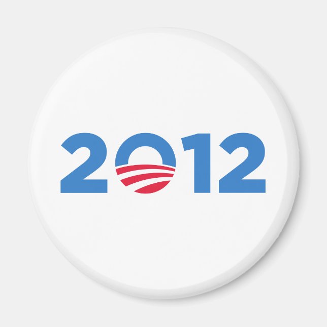 Aimant Obama en 2012 (Devant)