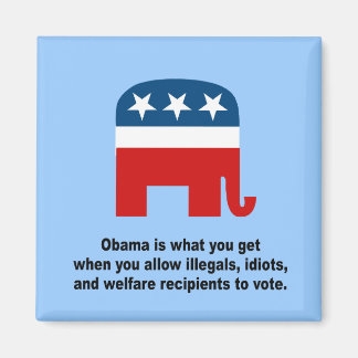 Aimant Obama est ce que vous obtenez quand