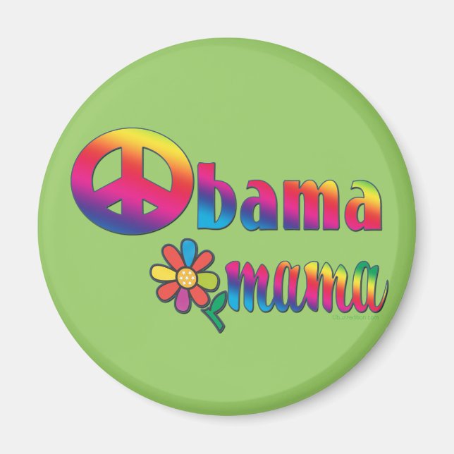 Aimant Obama Mama (Devant)