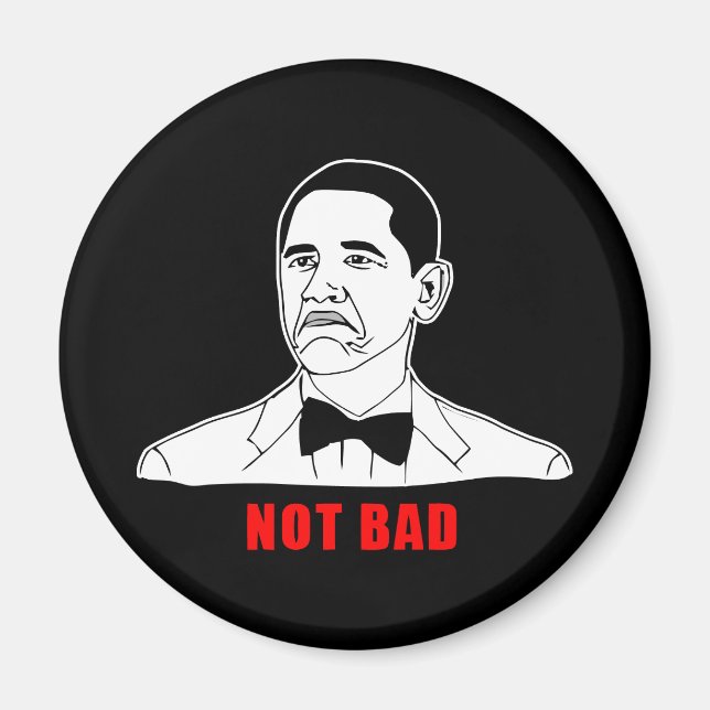 Aimant Obama n'est pas un mauvais mème de rage face comic (Devant)
