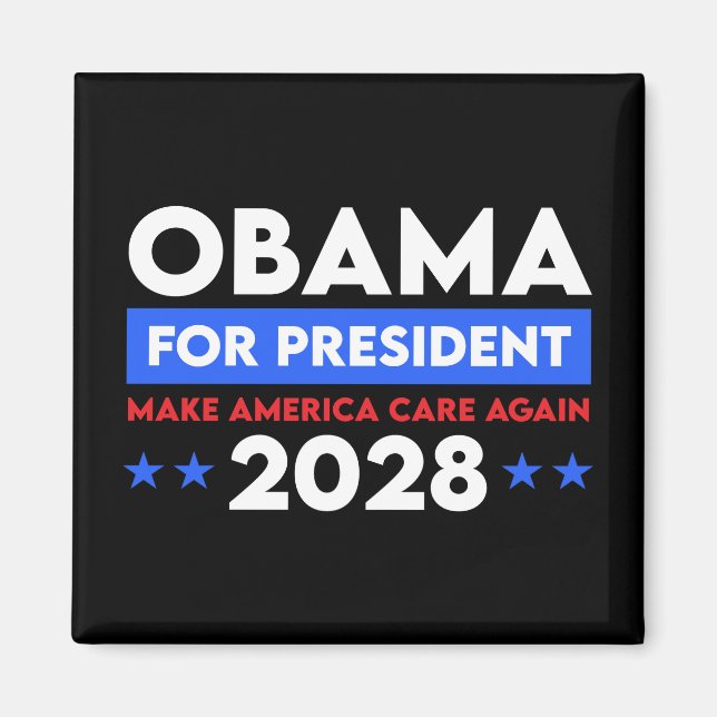 Aimant Obama pour le président 2028 redonne aux Etats-Uni (Devant)