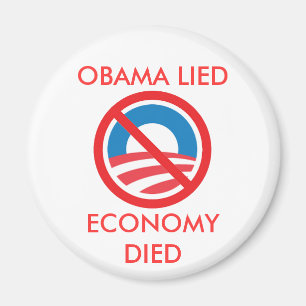AIMANT OBAMA S'EST TROUVÉ, ÉCONOMIE EST MORT