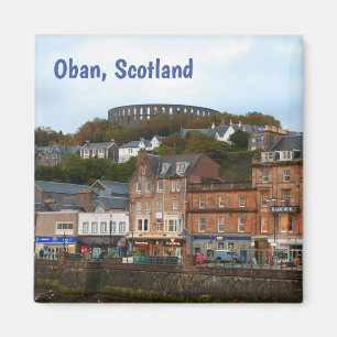 Aimant Oban, Ecosse saluant