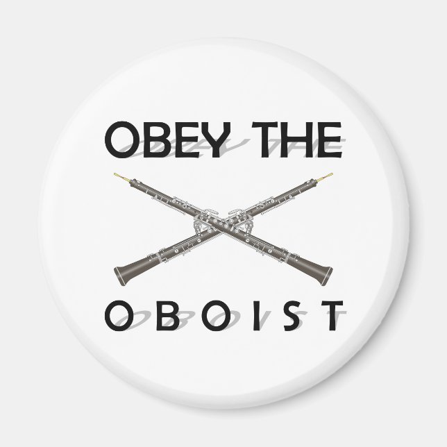 Aimant Obéissez aux Oboistes (Devant)