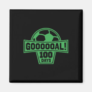 Aimant Objectif ! 100 jours de soccer à l'école 100e jour