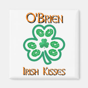 Aimant O'Brien Irish Kisses Clover Shamrocks