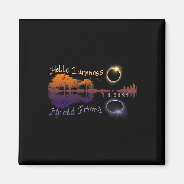 Aimant Obscurité Mon vieil ami Éclipse solaire (Devant)