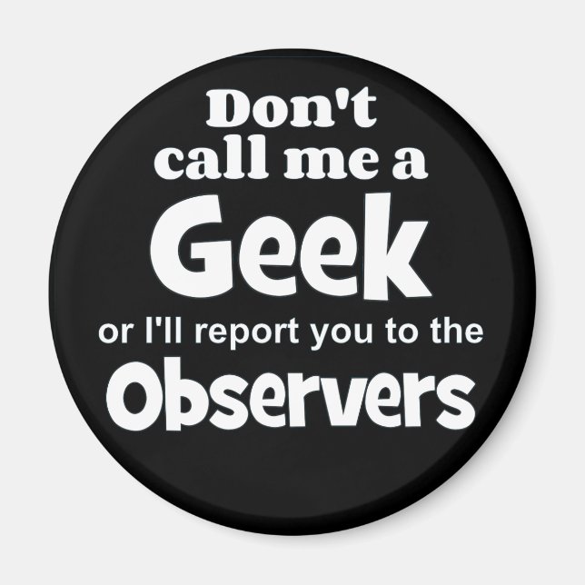 Aimant Observateurs geeks wf (Devant)