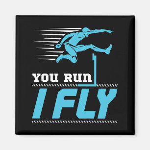 Aimant Obstacles Que Vous Exécutez En Vol Hurdler Track F