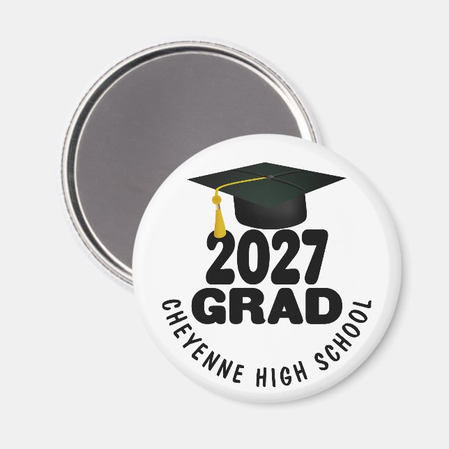 Aimant Obtention du diplôme de la promotion 2027 (Recto/Verso)