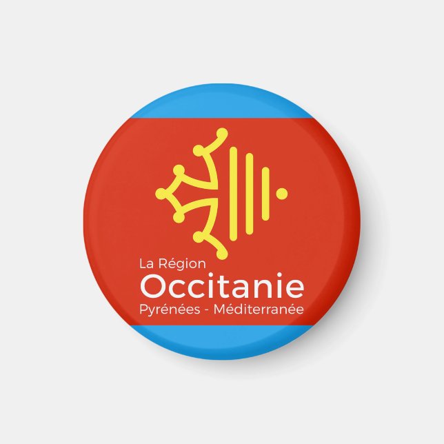 aimant "Occitanie" (Devant)