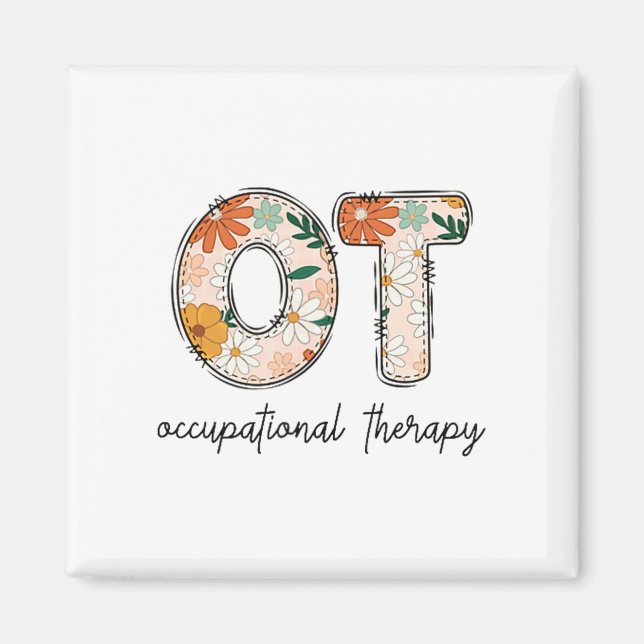 Aimant Occupational Therapy Ot Therast Ot Month  (Devant)