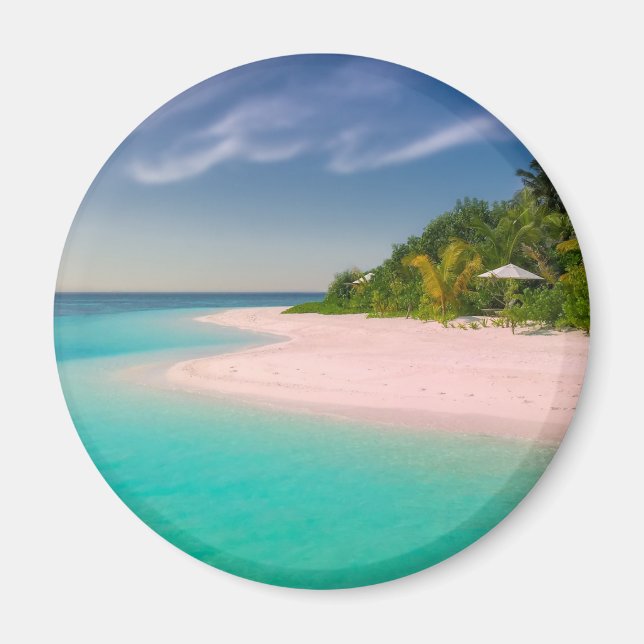 Aimant Océan aigue-marine Plage tropicale Paysage (Devant)