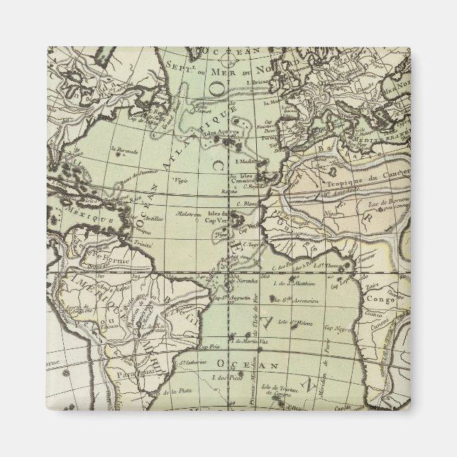 Aimant Océan Atlantique 3 (Devant)