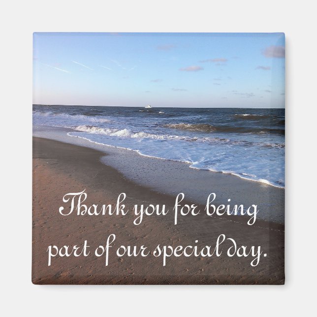 Aimant Océan et plage (Devant)