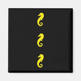 Aimant Ocean Glow_Yellow Seahorse