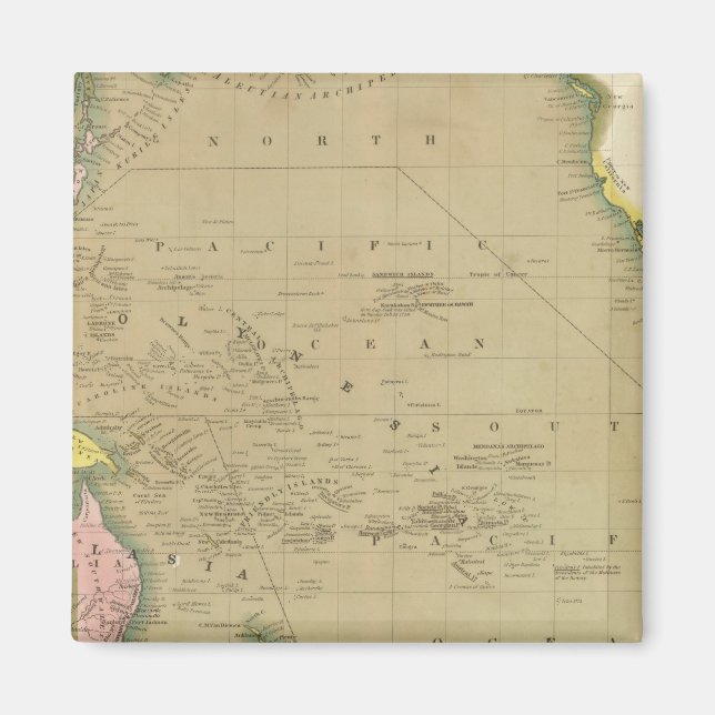 Aimant Océan Pacifique 5 (Devant)