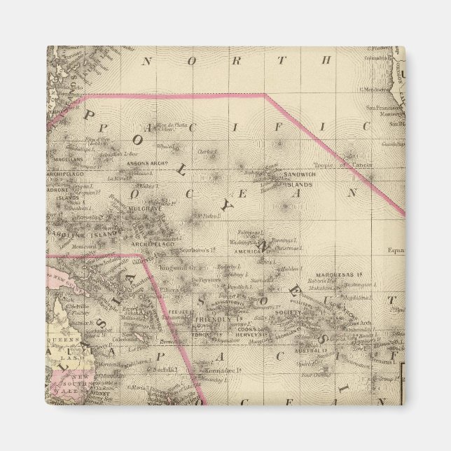 Aimant Océanica, Sandwich Islands (Devant)