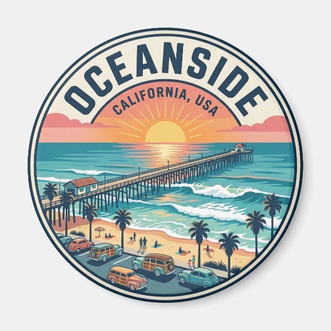 Aimant Oceanside États-Unis (Devant)