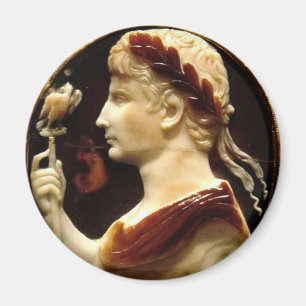 Aimant Octavian Augustus Roman Empereur Cameo Lothar Cros