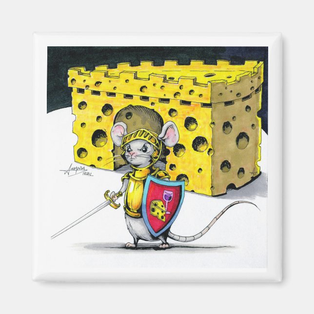 Aimant Octobre 2018 Jour 13 - Garding the Cheese Castle (Devant)