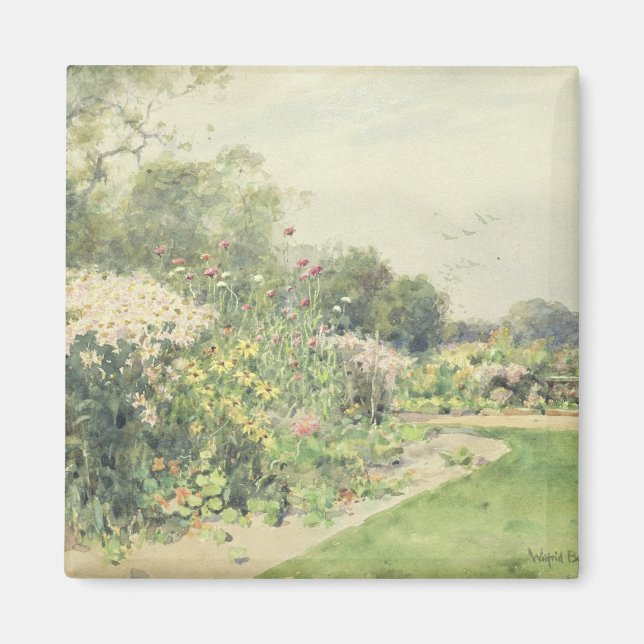 Aimant Octobre Fleurs (Devant)