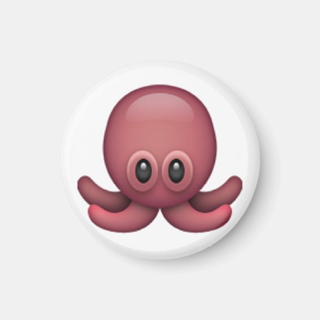 Aimant Octopus - Emoji (Devant)