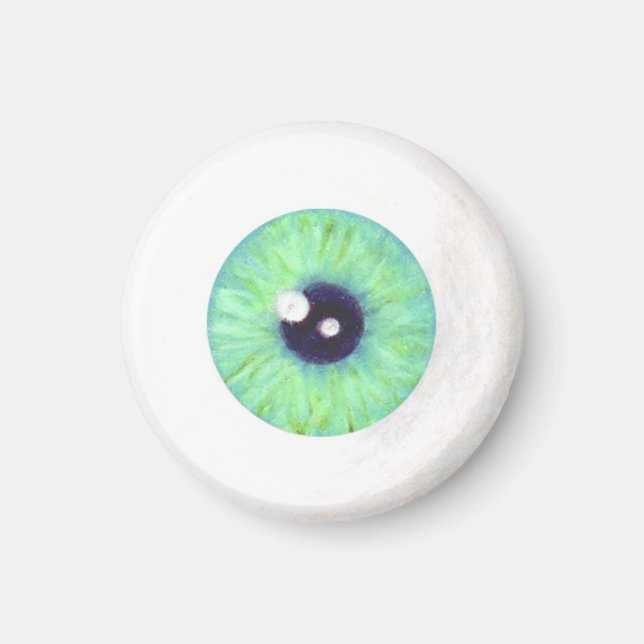 Aimant oculaire vert déplaisant (Devant)