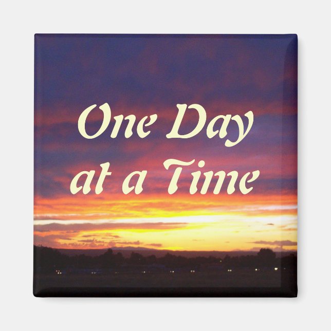 Aimant ODAT à coucher de soleil lumineux (Devant)