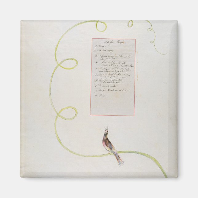 Aimant 'Ode for Music' design 94 de 'The Poems of Thoma (Devant)