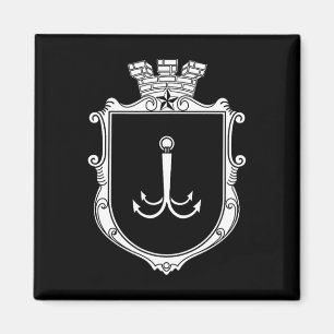 Aimant Odesa Odessa Armoiries Drapeau de l'Ukraine Ukr 