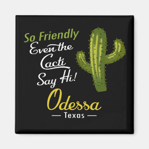 Aimant Odessa Cactus Funny Retro