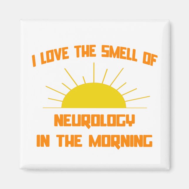 Aimant Odeur de neurologie le matin (Devant)