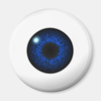Aimant oeil bleu
