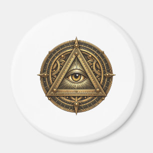 Aimant Œil d'Astrolabe en Bronze