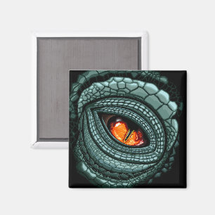Aimant Œil de prédateur reptile primitif
