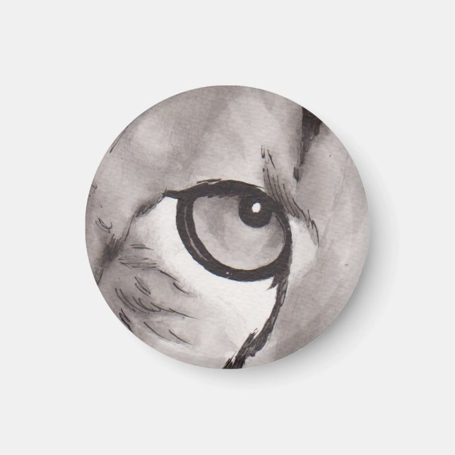Aimant Œil du guépard – Collection du Regard  (Devant)