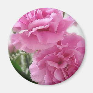 Aimant Oeillets roses 1