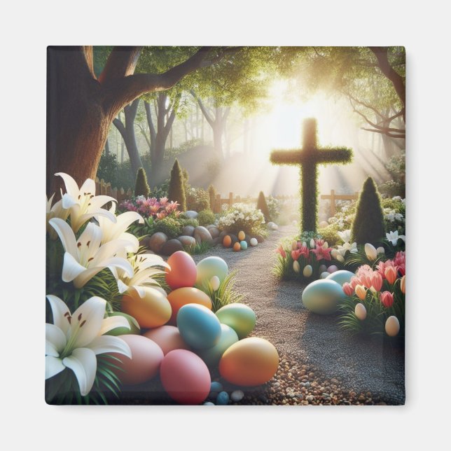 Aimant OEuf de Pâques/Lilly (Devant)