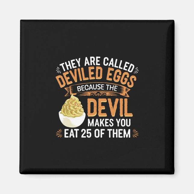Aimant Œuf Diabolique Parce que le Diable Vous Oblige à M (Devant)