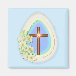 Aimant Oeuf et croix de fenêtre