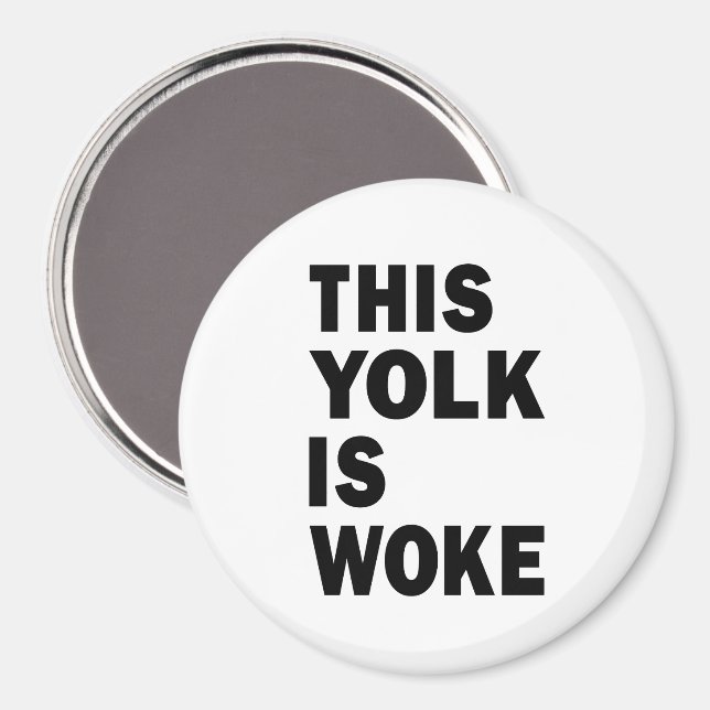 Aimant Oeufs Trending Funny Humour Ce jaune est le wake (Recto/Verso)