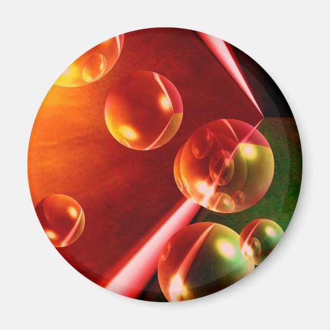 Aimant Oeuvre Abstraite contemporaine de Serdar Hizli (Devant)