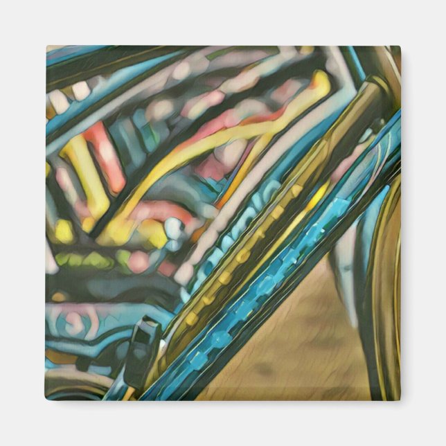 Aimant OEuvre cycliste (Devant)