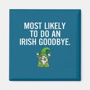 Aimant Œuvre d'art d'adieu irlandais la plus probable
