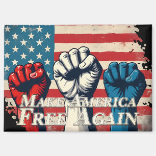 Aimant Œuvre d'art Make America Free Again